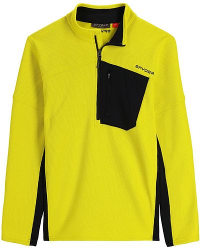 Spyder Bandit Half-Zip Sweater - Yellow