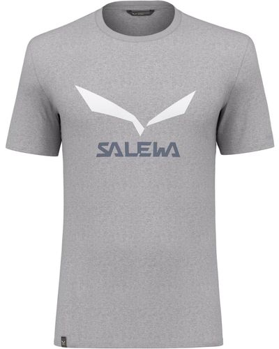 Salewa Solidlogo Dri-Release T-Shirt - Gray