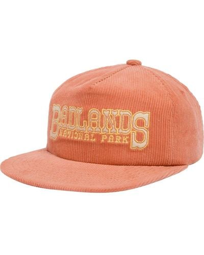Parks Project Badlands Np Cord Hat Burnt - Pink