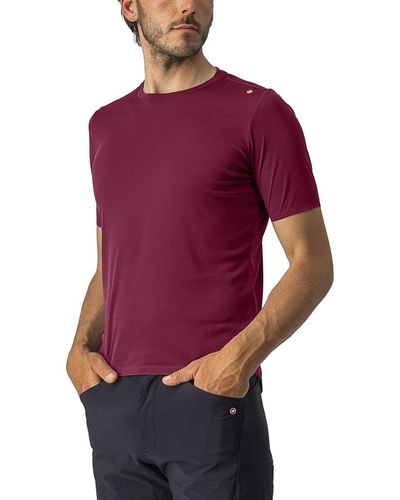 Castelli Tech 2 T-Shirt - Purple
