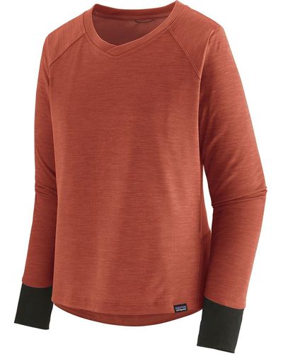 Patagonia Dirt Craft Long Sleeve Jersey - Red