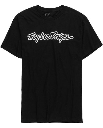 Troy Lee Designs Signature T-Shirt - Black