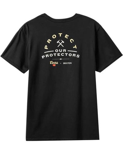 Brixton Coors Protector Ii T-shirt - Black