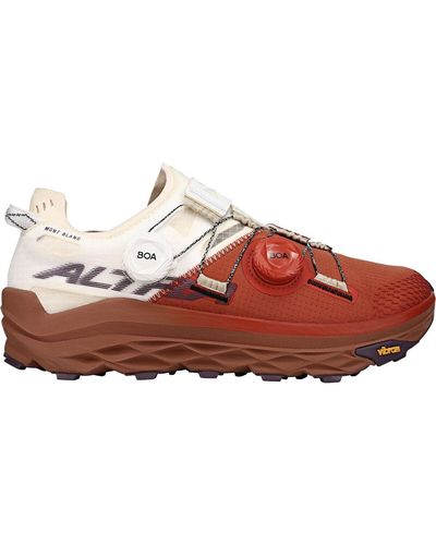 Altra Mont Blanc Boa Trail Running Shoe - Red