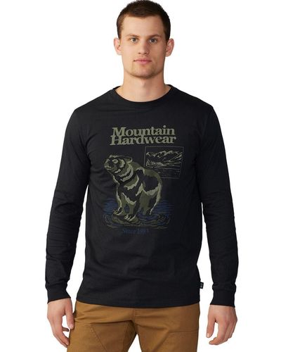 Mountain Hardwear River Bear Long-Sleeve Shirt - Black