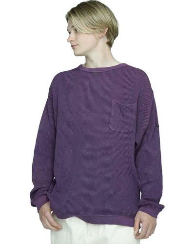 Manastash Heavy Snug Thermal Long-Sleeve T-Shirt - Purple