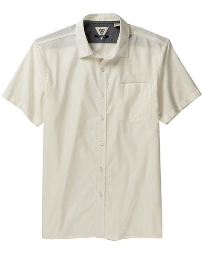 Vissla The Box Eco Short-Sleeve Button Down Shirt - Natural