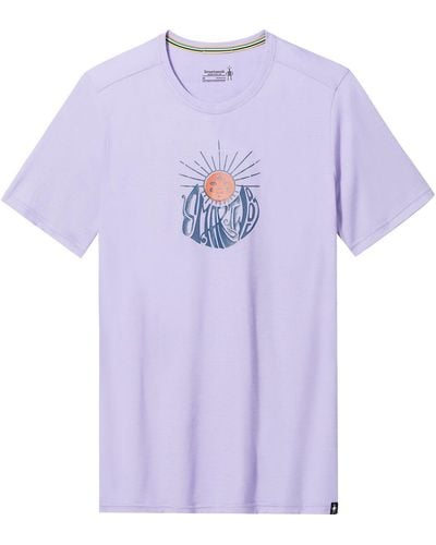 Smartwool Sun Graphic Short-Sleeve T-Shirt - Purple