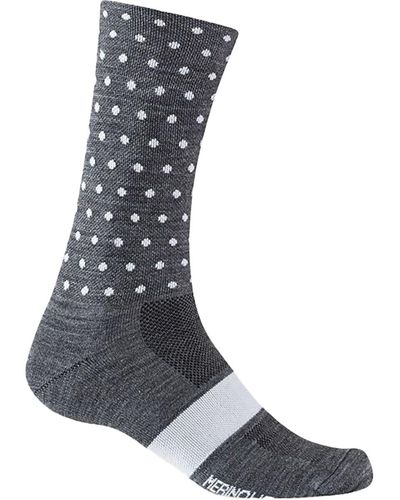 Giro Merino Seasonal Sock Charcoal/ Dots - Gray