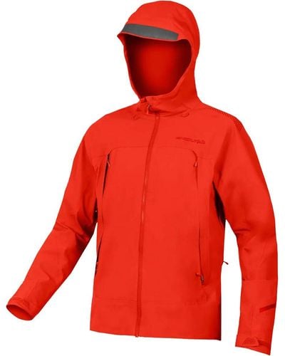 Endura Mt500 Waterproof Jacket Ii - Red