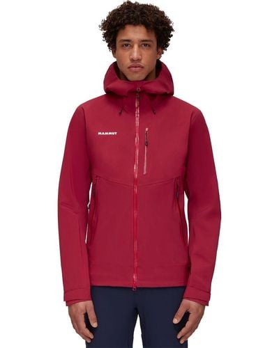 Mammut Alto Guide Hs Hooded Jacket - Red