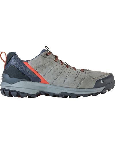 Obōz Sypes Low Leather B-dry Hiking Shoe - Gray
