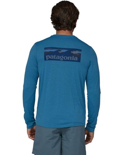 Patagonia Cap Cool Daily Graphic Long-Sleeve Shirt - White