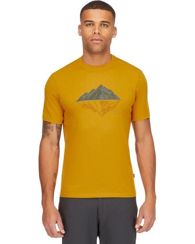 Rab Crimp Reflection T-Shirt - Yellow