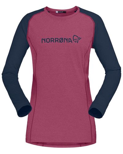 Norrøna Fjora Equaliser Lightweight Long-sleeve Jersey - Purple