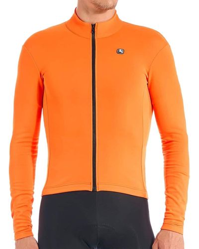 Giordana Silverline Thermal Long-Sleeve Jersey - Orange