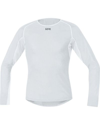 Gore Wear Windstopper Base Layer Thermo Long-Sleeve Shirt - White