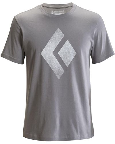 Black Diamond Diamond Chalked Up T-Shirt - Gray