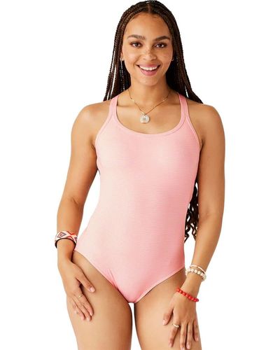 Carve Designs Beacon Full One Piece Swimsuit - Pink