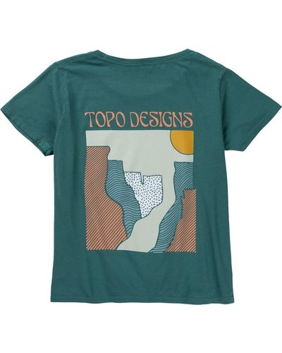 Topo Canyons T-Shirt - Green