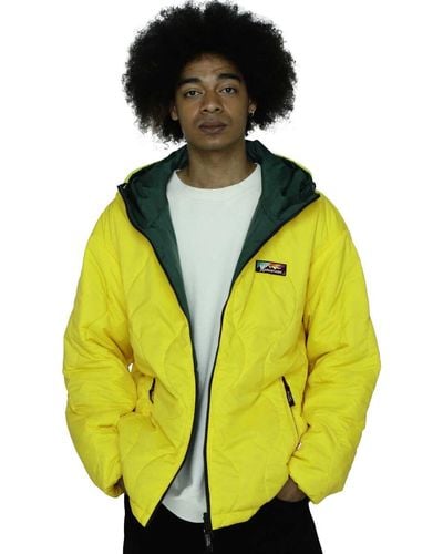 Manastash Y2K Reversible Hooded Jacket - Yellow