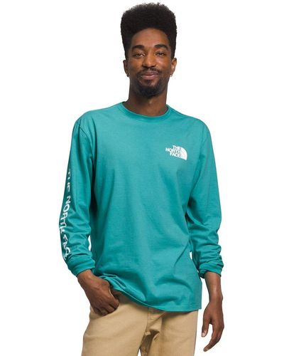 The North Face Long-Sleeve Hit Graphic T-Shirt - Blue