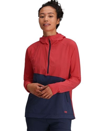Outdoor Research Astroman Sun Hoodie - Red