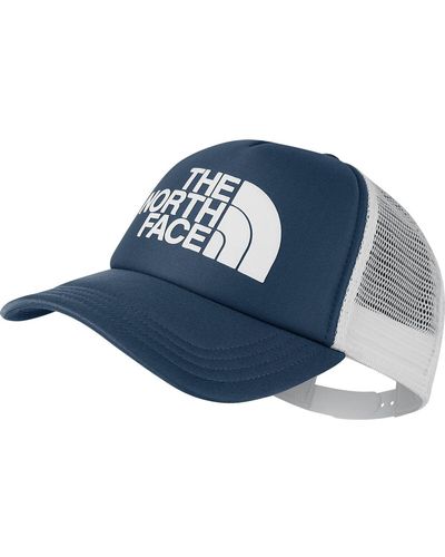 The North Face Logo Trucker Hat Monterey - Blue
