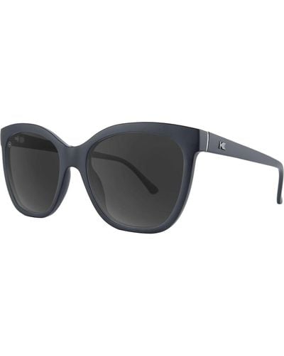 Knockaround Deja Views Polarized Sunglasses Matte On/Smoke - Black