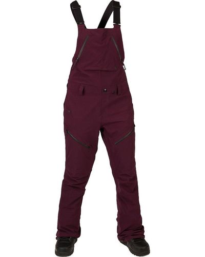 Volcom Elm Gore-tex Bib Overall Pant - Purple