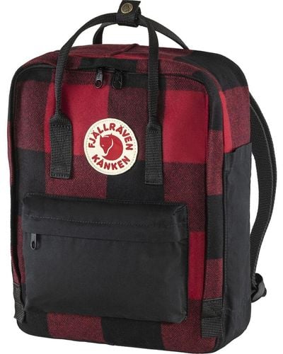 Fjallraven Kanken Re-Wool 16L Backpack - Black