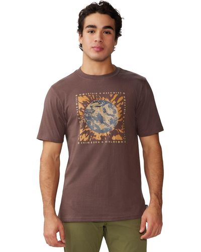 Mountain Hardwear Tie Dye Earth Short-Sleeve T-Shirt - Brown
