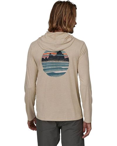 Patagonia Cap Cool Daily Graphic Relaxed Hoody Shirt - Natural
