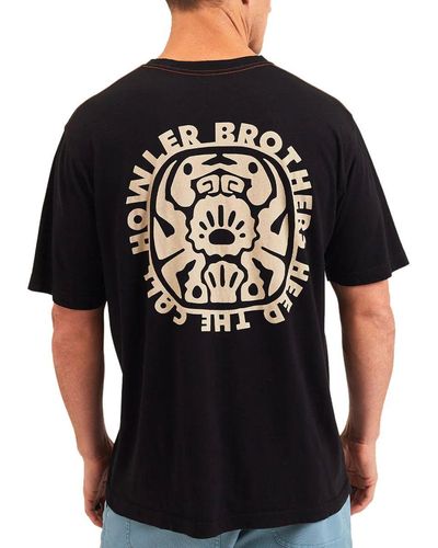 Howler Brothers Cotton T-Shirt - Black