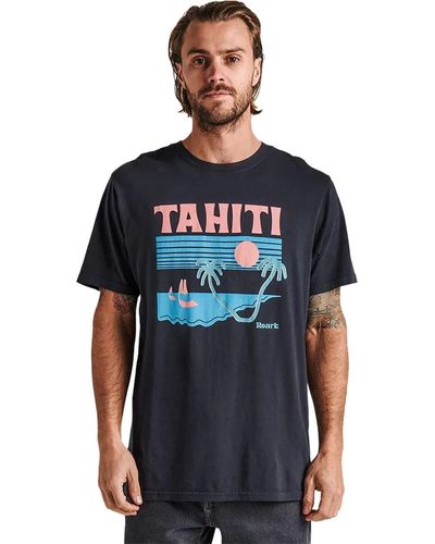 Roark Tahiti Time T-Shirt - Blue