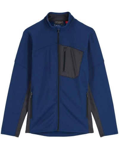 Spyder Bandit Full-Zip Sweater - Blue