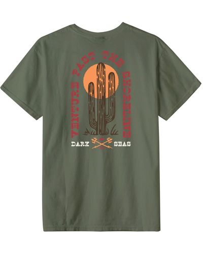 Dark Seas Saguaro T-Shirt - Green