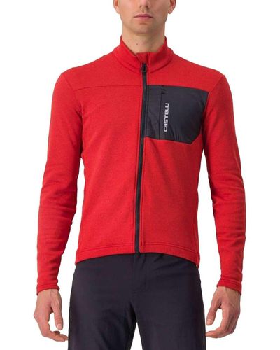 Castelli Unlimited Trail Long-Sleeve Jersey - Red