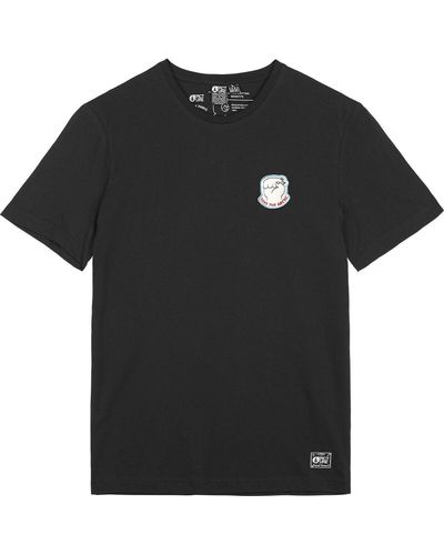 Picture Mg Badge Bear T-Shirt - Black