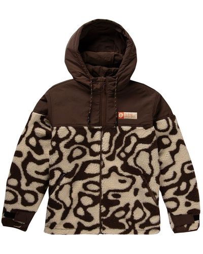 Parks Project Yellowstone Geysers Sherpa Winter Jacket - Brown