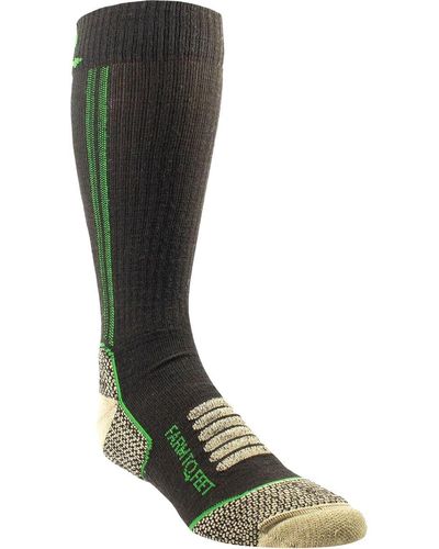 FARM TO FEET Ely Mid-calf Lightweight Hiking Sock - Green