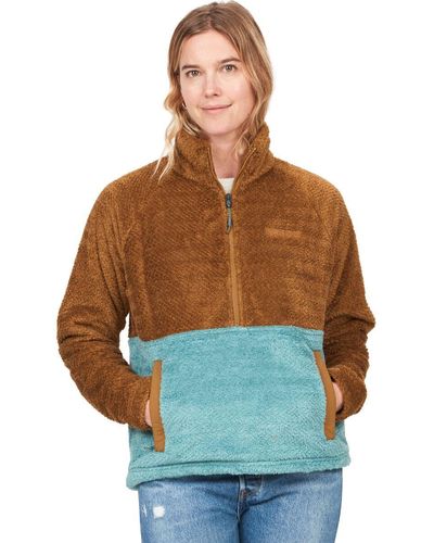 Marmot Homestead Fleece 1/2-Zip Pullover - Brown