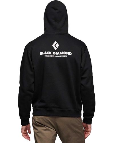 Black Diamond Diamond Equipment For Alpinists Pullover Hoodie - Black