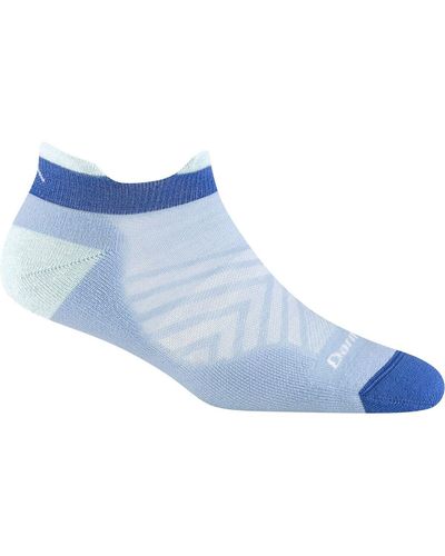 Darn Tough Run No-show Tab Ultra-lightweight Cushion Sock - Blue