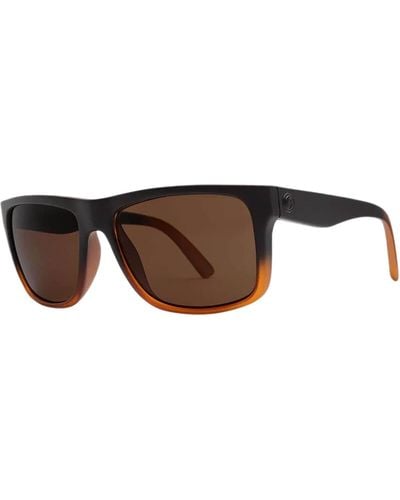 Electric Swingarm Polarized Sunglasses Amber/Bronze Polar - Brown