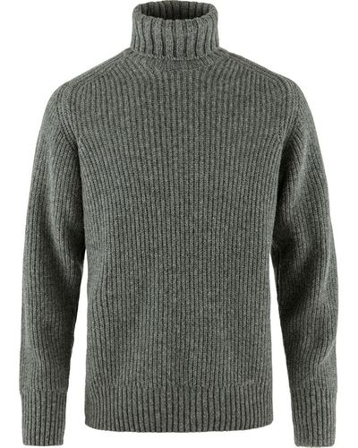 Fjallraven Ovik Roller Neck Sweater - Gray