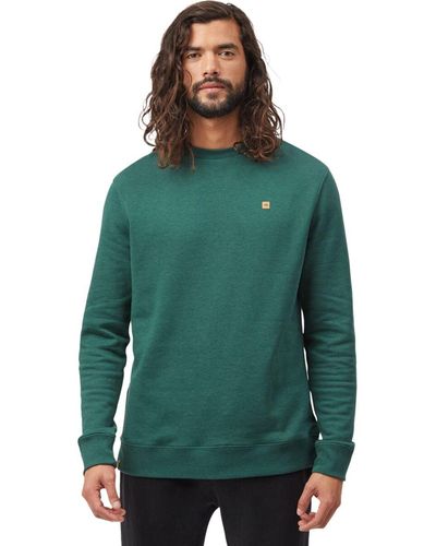 Tentree Treefleece Classic Crew Sweatshirt - Green