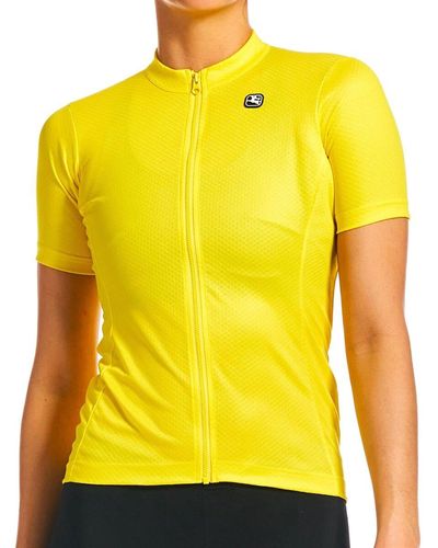 Giordana Fusion Short-Sleeve Jersey - Yellow