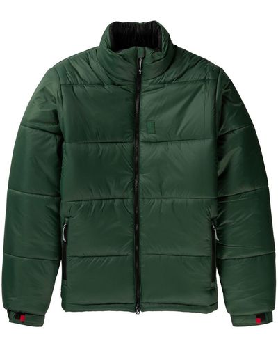 Topo Mountain Puffer Jacket - Green