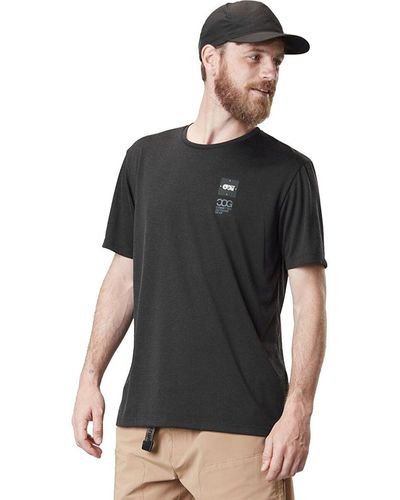 Picture Dephi Short-Sleeve Tech T-Shirt - Black